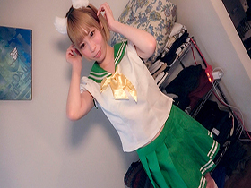 1K部屋呑みドキュメント　笑顔最強SUPERスタイル女優　川菜美鈴とお部屋で１日ハメハメしてみた　サンプル画像10